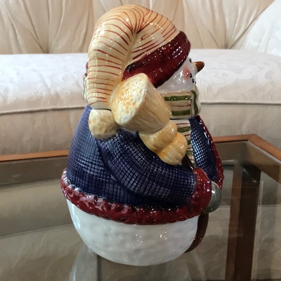 Snowman Cookie Jar - Picture 5 of 6
